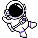 Maral the astronaut following the cursor.